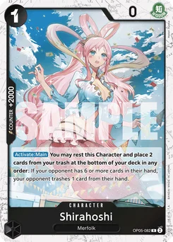 Shirahoshi OP05-082 P2 One Piece Card the Best