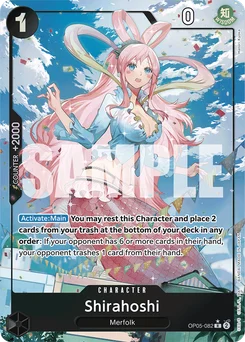 Shirahoshi OP05-082 P3 One Piece Card the Best