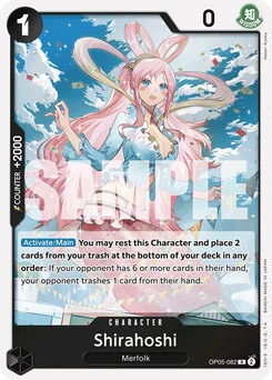 Shirahoshi OP05-082 R1 One Piece Card the Best