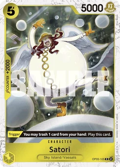 Satori OP05-105 P2 One Piece Card the Best