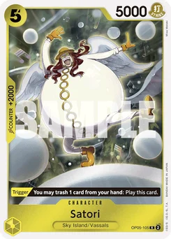 Satori OP05-105 R1 One Piece Card the Best