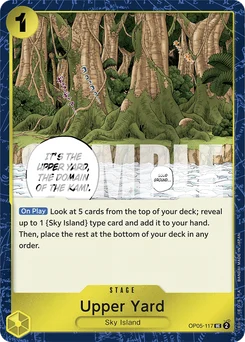 Upper Yard OP05-117 P2 One Piece Card the Best
