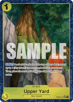 Upper Yard OP05-117 P4 One Piece Card the Best