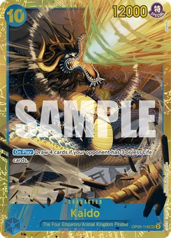 Kaido OP05-118 R1 One Piece Card the Best