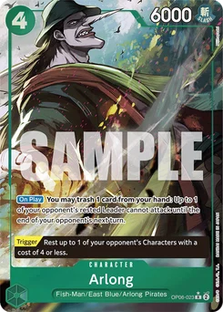 Arlong OP06-023 P3 One Piece Card the Best
