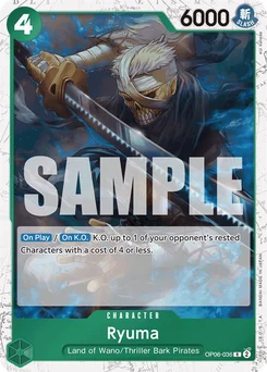 Ryuma OP06-036 P2 One Piece Card the Best