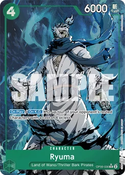 Ryuma OP06-036 P4 One Piece Card the Best