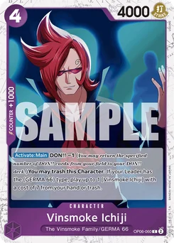 Vinsmoke Ichiji OP06-060 P2 One Piece Card the Best