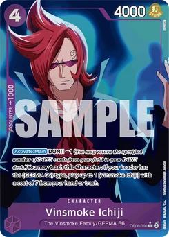 Vinsmoke Ichiji OP06-060 P3 One Piece Card the Best