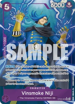 Vinsmoke Niji OP06-065 P3 One Piece Card the Best