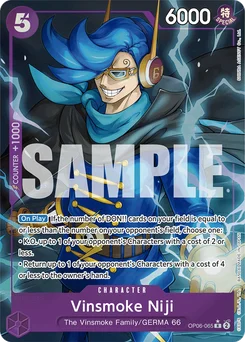 Vinsmoke Niji OP06-065 P4 One Piece Card the Best