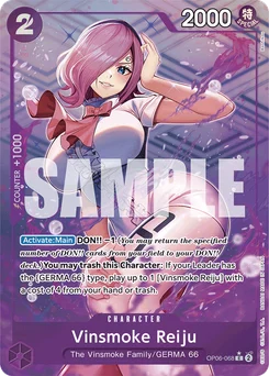 Vinsmoke Reiju OP06-068 P3 One Piece Card the Best