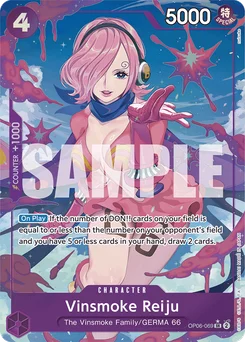 Vinsmoke Reiju OP06-069 P4 One Piece Card the Best