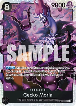 Gecko Moria OP06-086 R1 One Piece Card the Best