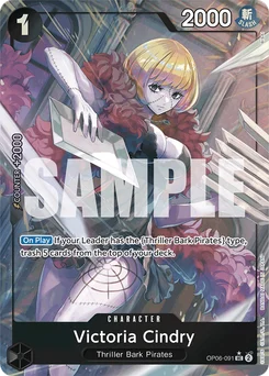 Victoria Cindry OP06-091 P3 One Piece Card the Best