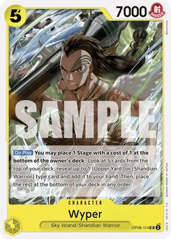 Wyper OP06-114 R1 One Piece Card the Best