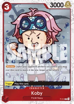 Koby P-014 P2 One Piece Card the Best