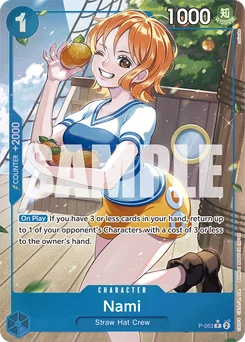 Nami P-053 P3 One Piece Card the Best