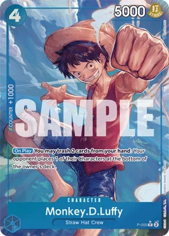 Monkey.D.Luffy P-055 P3 One Piece Card the Best