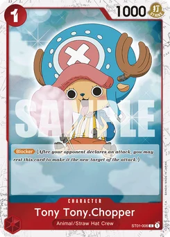 Tony Tony.Chopper ST01-006 P6 One Piece Card the Best
