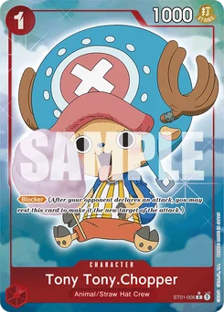 Tony Tony.Chopper ST01-006 P7 One Piece Card the Best