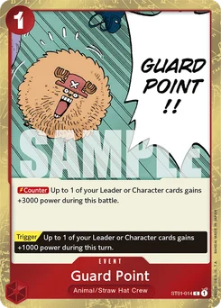 Guard Point ST01-014 P2 One Piece Card the Best