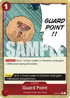 Guard Point ST01-014 P3 One Piece Card the Best