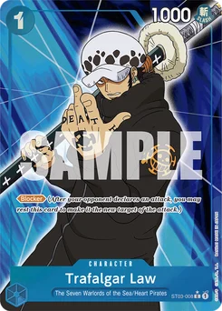 Trafalgar Law ST03-008 P7 One Piece Card the Best