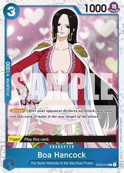 Boa Hancock ST03-013 P2 One Piece Card the Best