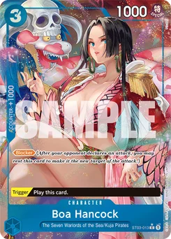Boa Hancock ST03-013 P4 One Piece Card the Best