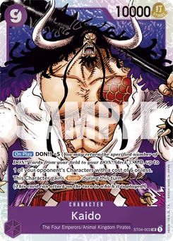 Kaido ST04-003 R1 One Piece Card the Best