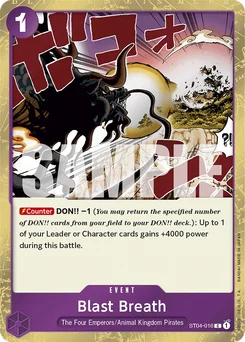 Blast Breath ST04-016 P2 One Piece Card the Best