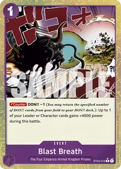 Blast Breath ST04-016 P3 One Piece Card the Best