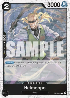 Helmeppo ST06-010 P2 One Piece Card the Best