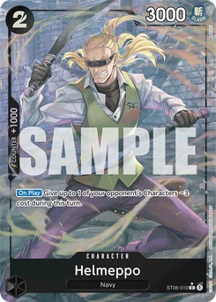 Helmeppo ST06-010 P3 One Piece Card the Best