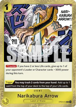 Narikabura Arrow ST09-014 P2 One Piece Card the Best