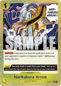 Narikabura Arrow ST09-014 P3 One Piece Card the Best