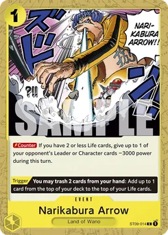 Narikabura Arrow ST09-014 R1 One Piece Card the Best