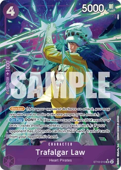 Trafalgar Law ST10-010 P4 One Piece Card the Best