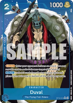Duval ST12-014 P3 One Piece Card the Best