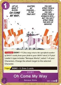 Oh Come My Way EB01-038 R1 One Piece Card the Best vol.2