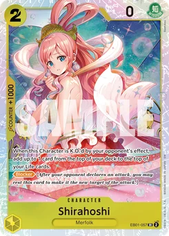 Shirahoshi EB01-057 R1 One Piece Card the Best vol.2