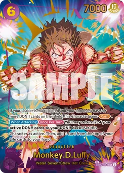 Monkey.D.Luffy EB02-061 P3 One Piece Card the Best vol.2