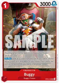Buggy OP03-008 R1 One Piece Card the Best vol.2