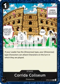 Corrida Coliseum OP04-096 P1 One Piece Card the Best vol.2