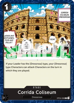 Corrida Coliseum OP04-096 R1 One Piece Card the Best vol.2