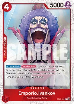 Emporio.Ivankov OP05-004 P1 One Piece Card the Best vol.2