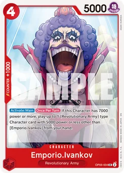 Emporio.Ivankov OP05-004 R1 One Piece Card the Best vol.2