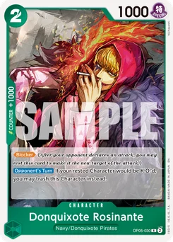 Donquixote Rosinante OP05-030 R1 One Piece Card the Best vol.2
