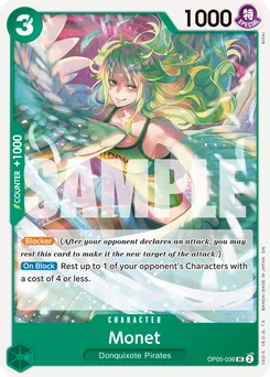 Monet OP05-036 R1 One Piece Card the Best vol.2